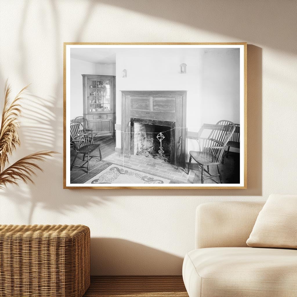 Weyanoke Interior, Charles City VA, 1900s Historical Photo