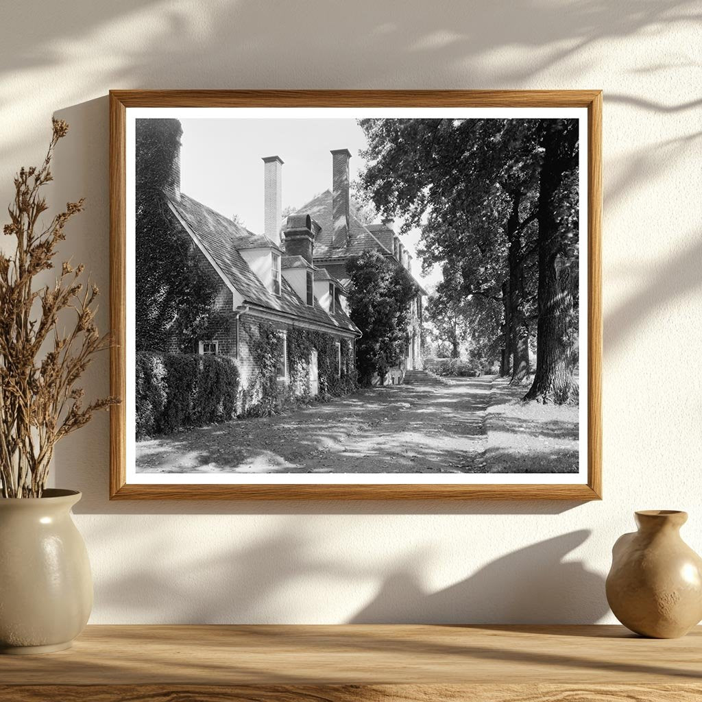1730 Colonial Architecture in Charles City, Virginia