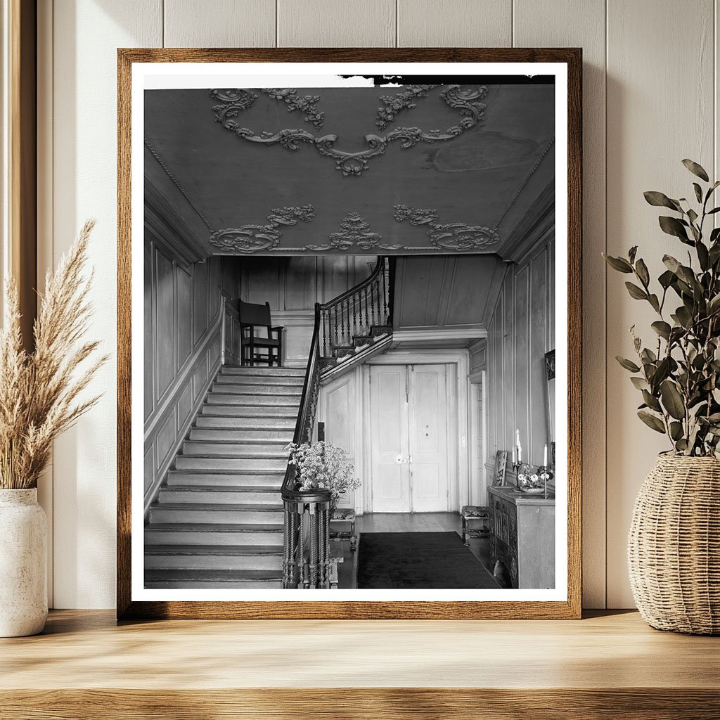 Historic Building in Charles City, VA - 1730 Vintage Photo