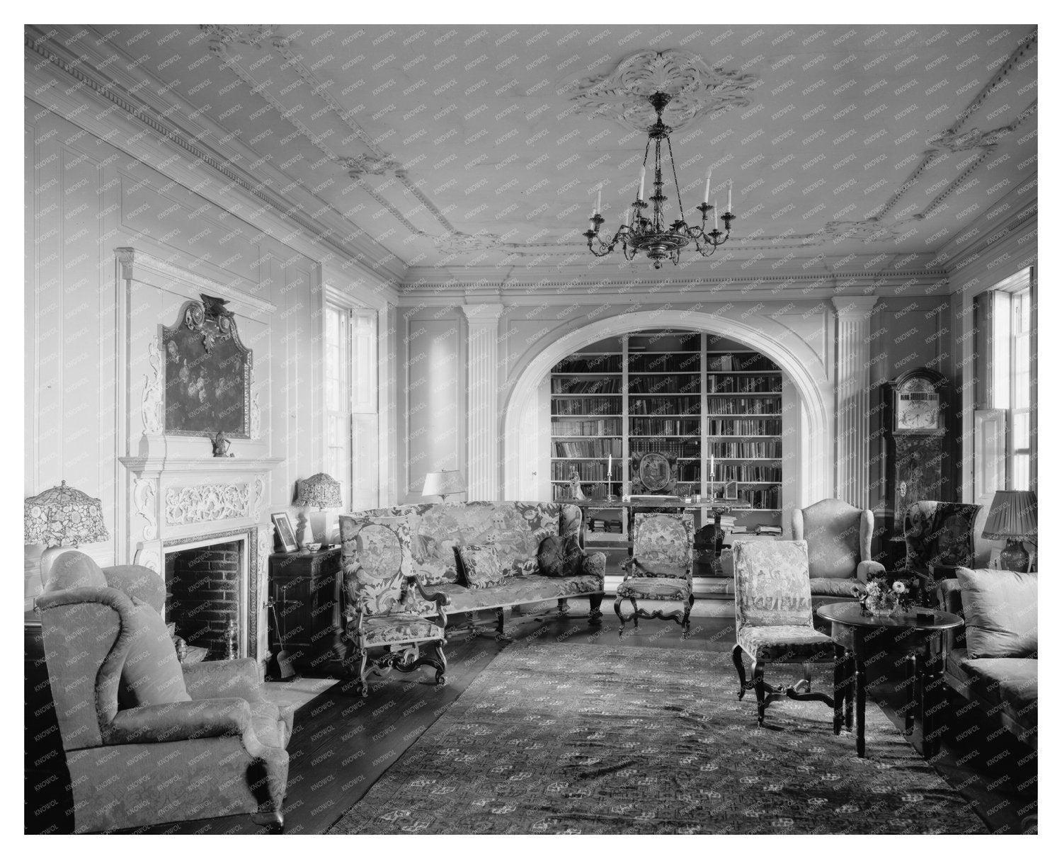 Historical Living Room, Charles City, VA, 1730