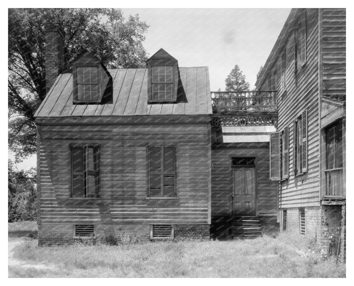Chesterfield County, VA Historic Home Photo, Mid-20th Centur