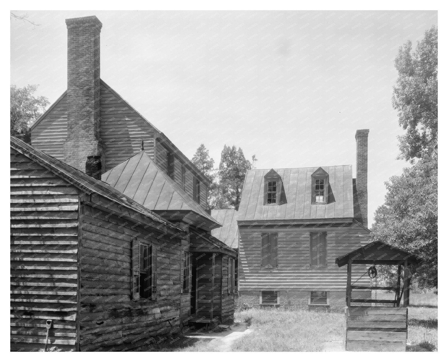 Chesterfield VA Well House Photo, Early 20th Century