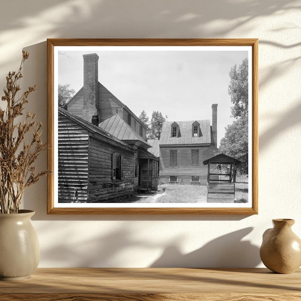 Chesterfield VA Well House Photo, Early 20th Century