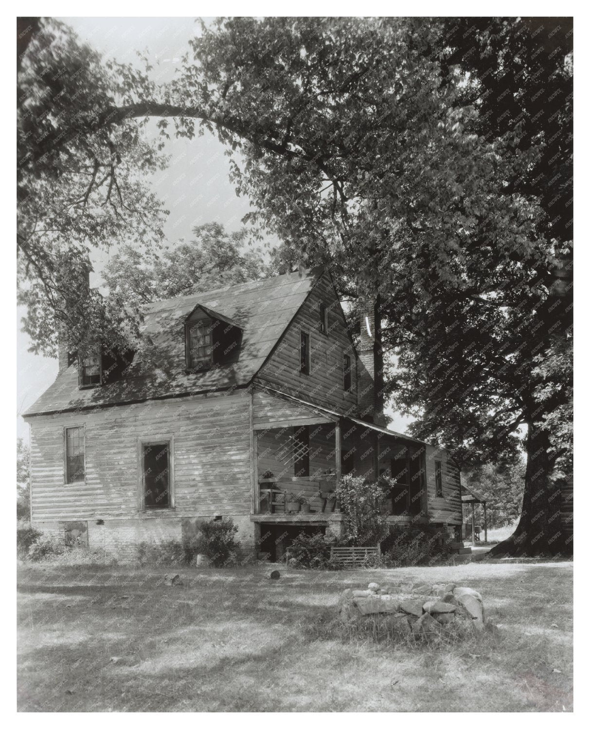 Chesterfield County, VA Architecture, 1950s Vintage Photo