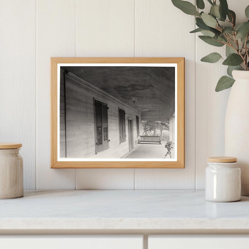 Clarke County, VA Vintage Porch Scene, Early 1900s