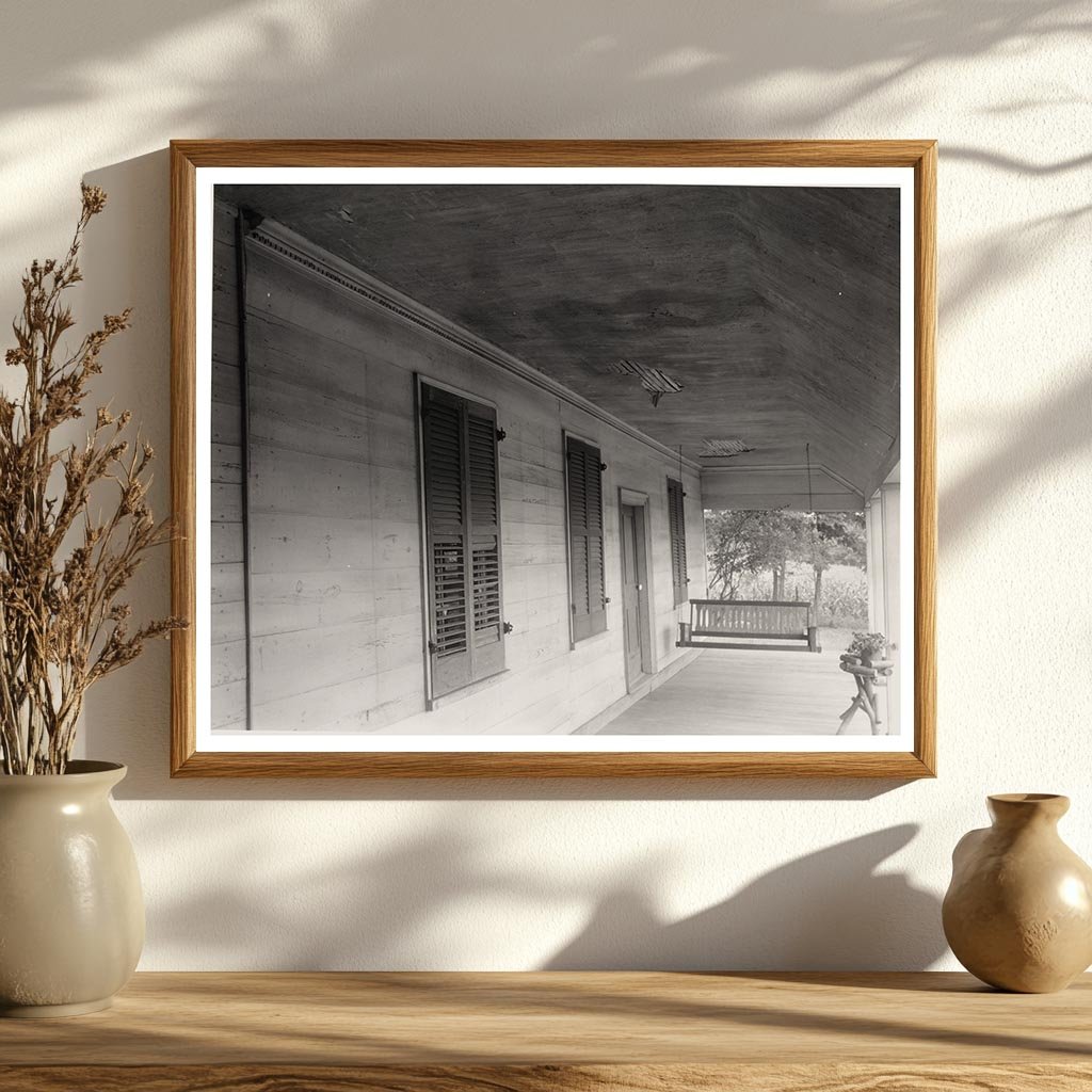 Clarke County, VA Vintage Porch Scene, Early 1900s