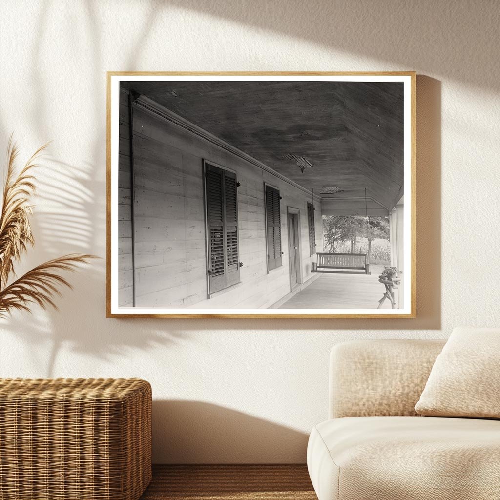 Clarke County, VA Vintage Porch Scene, Early 1900s