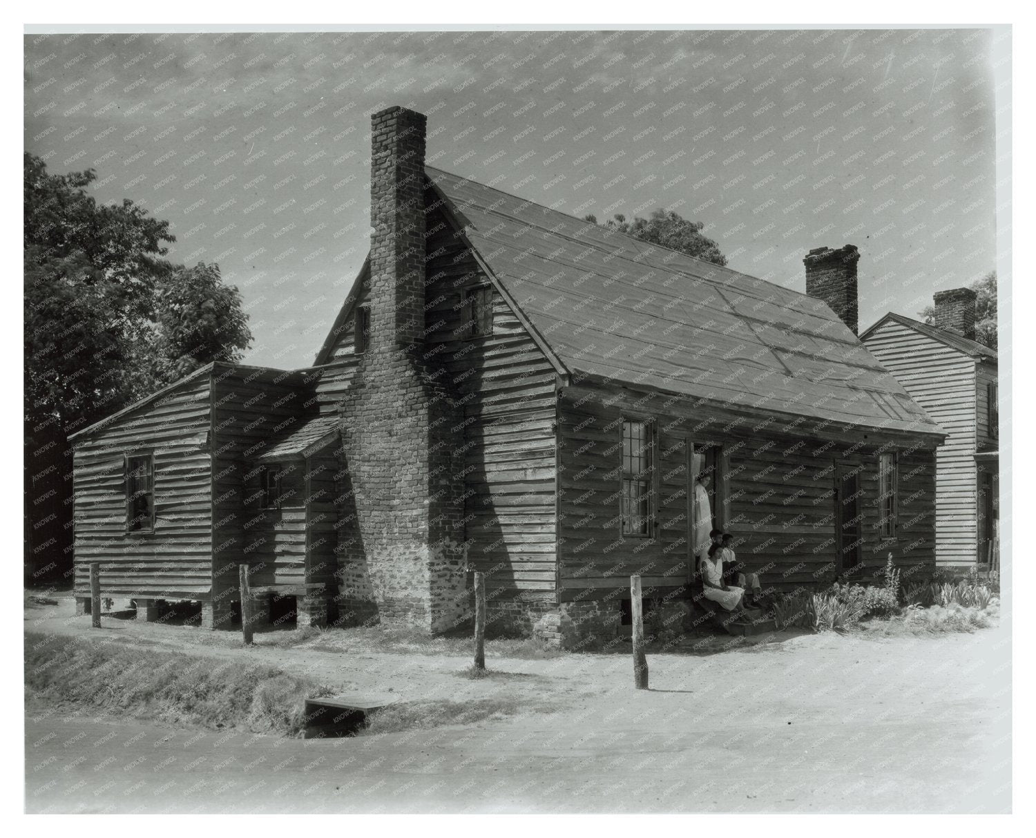 Blandfields House, Dinwiddie County, VA, 1953 Photograph