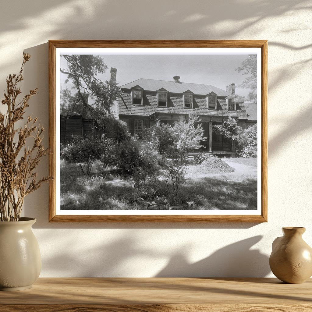 Dinwiddie Tavern, Virginia, 1930s Vintage Photograph