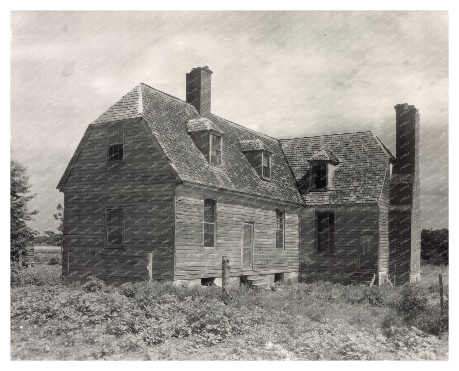 Dunnsville, VA Vintage Architecture Photo 1953