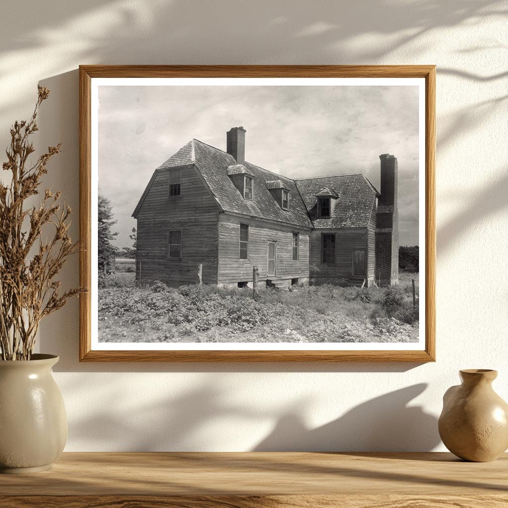 Dunnsville, VA Vintage Architecture Photo 1953