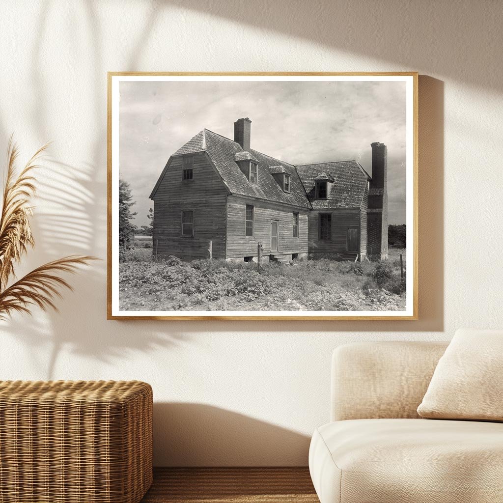 Dunnsville, VA Vintage Architecture Photo 1953