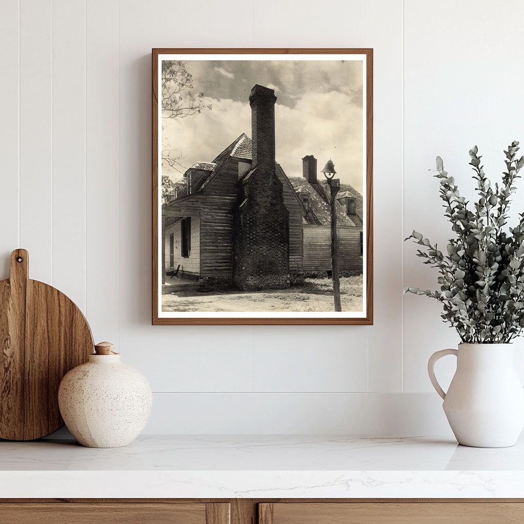 Dunnsville, VA: Vintage Architecture Photo from 1953