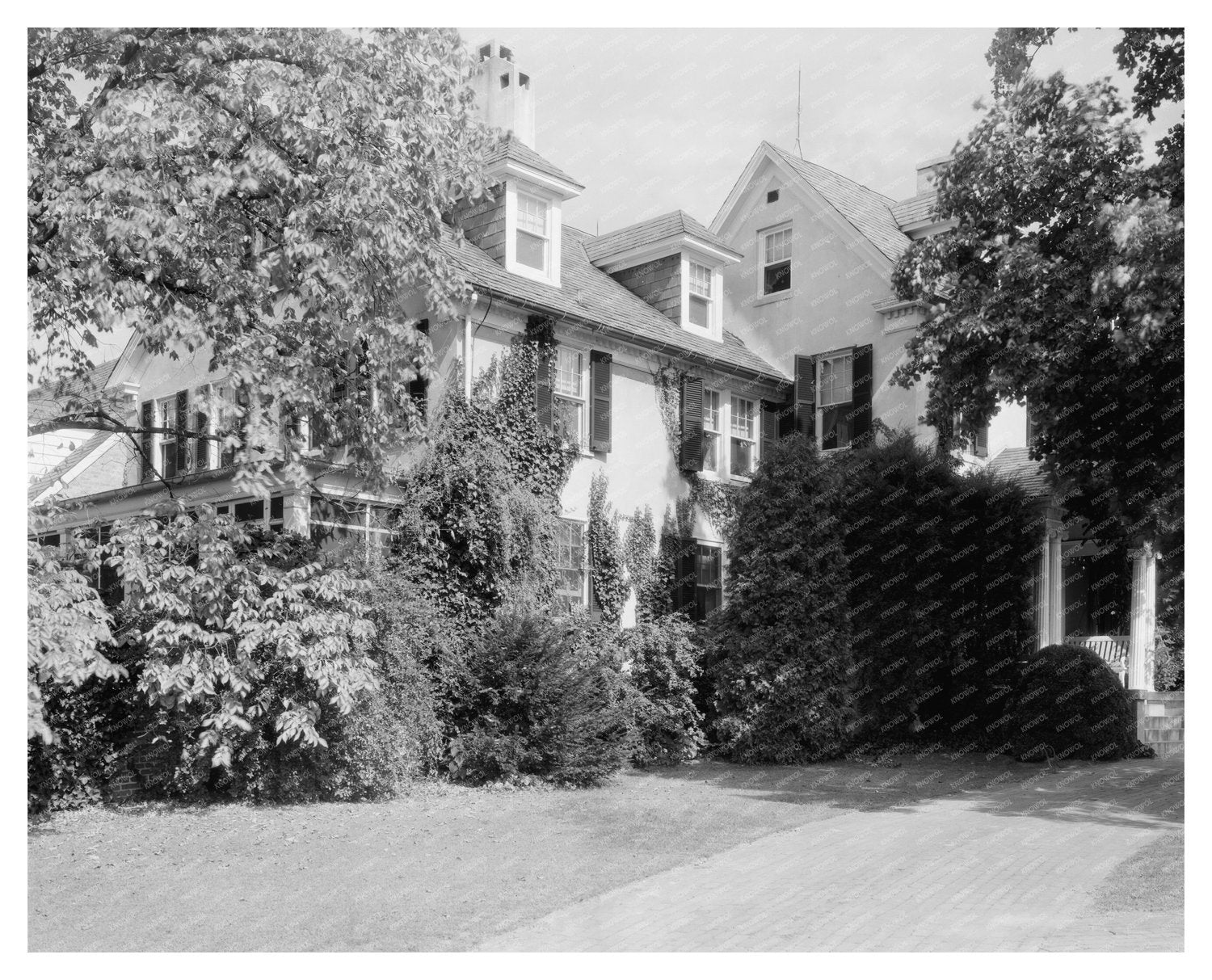 Vintage Photo of Mt. Vernon, Fairfax County, VA, 1953