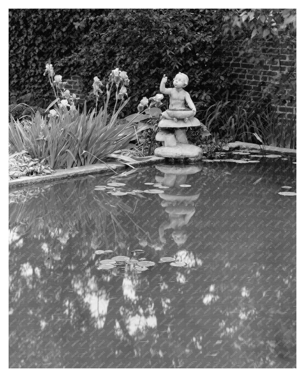 Historic Garden Scene, Mt. Vernon, Virginia, 1900s