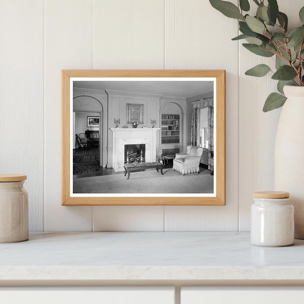 Interior Scene from Mt. Vernon, Fairfax County, VA 1900s