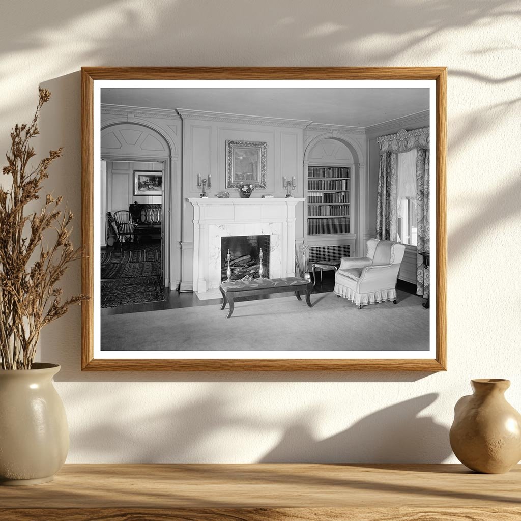 Interior Scene from Mt. Vernon, Fairfax County, VA 1900s