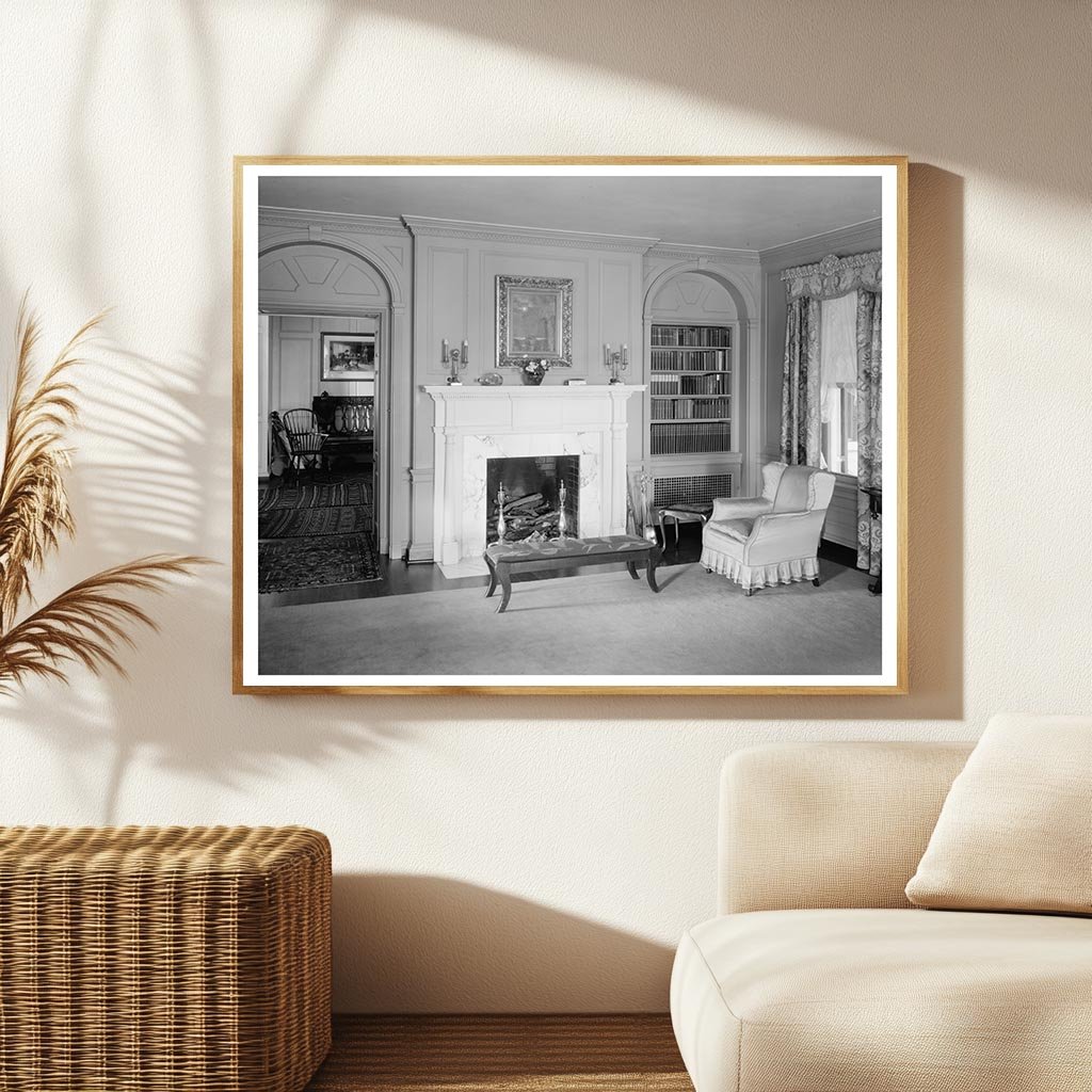 Interior Scene from Mt. Vernon, Fairfax County, VA 1900s