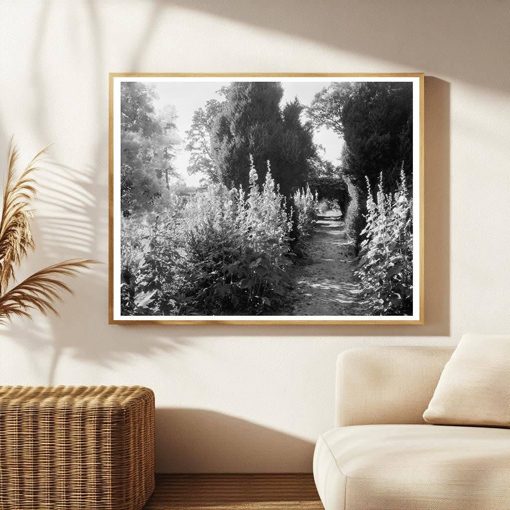 Vintage Garden Scene in Fork Union, VA, 1812