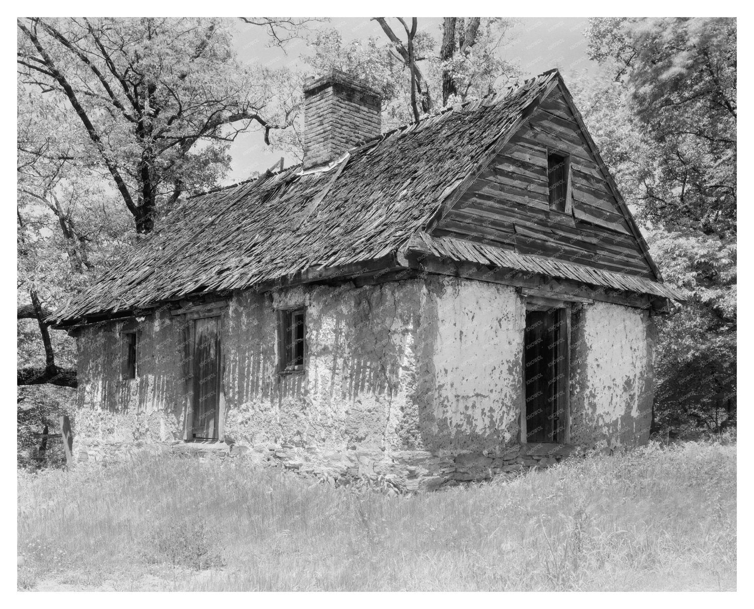 Adobe House in Fork Union, VA - Carnegie Survey 20th Century