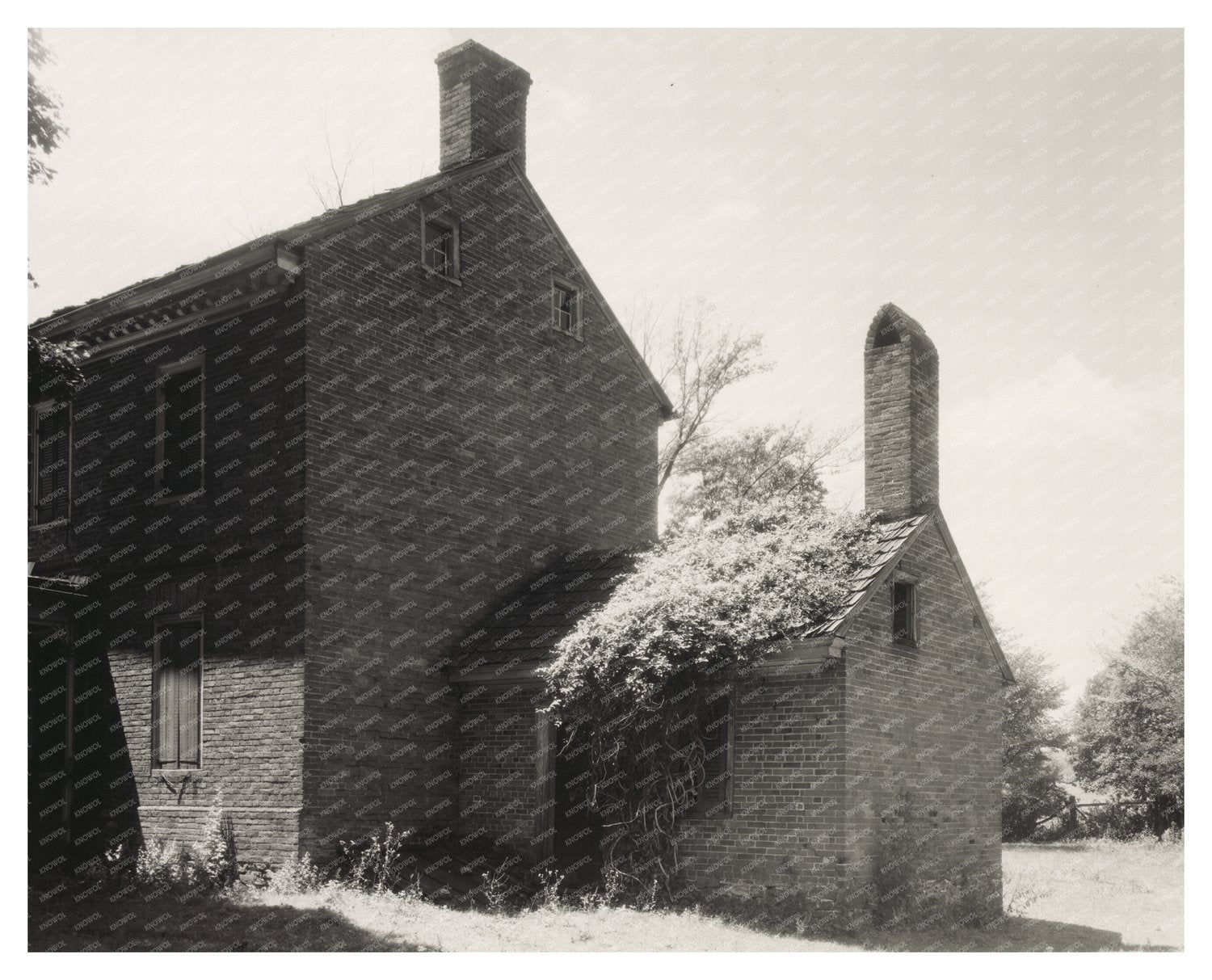 Winchester VA Colonial Architecture Photo, 1953