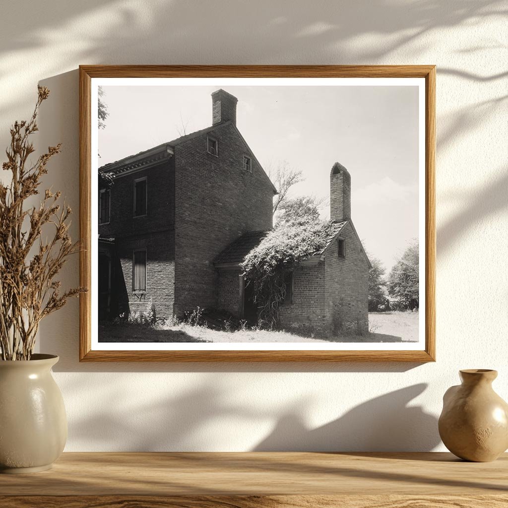 Winchester VA Colonial Architecture Photo, 1953