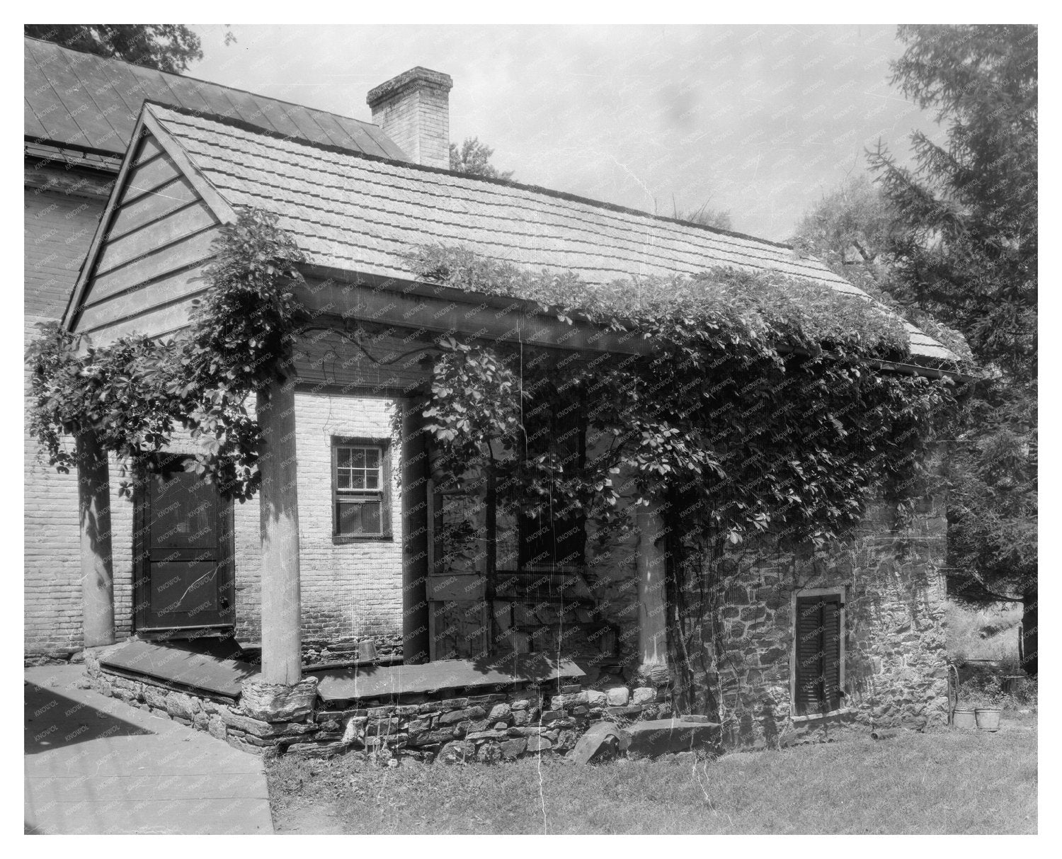 Historic Stone Building in Frederick County, Virginia, 1953