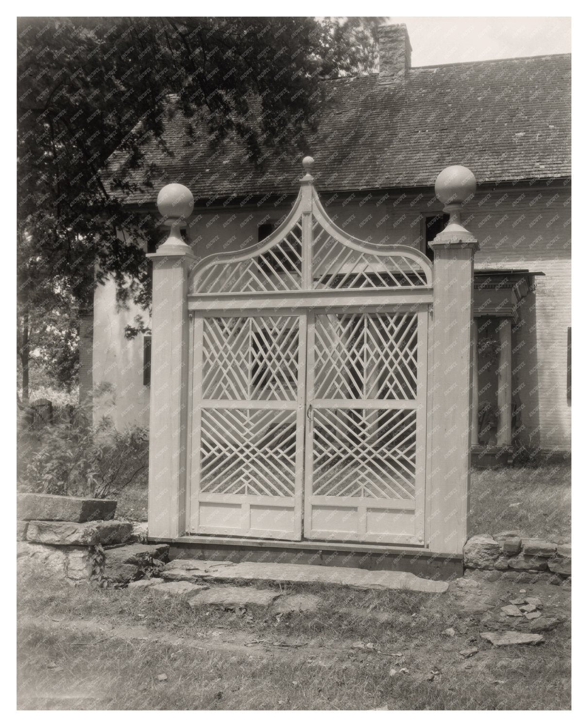 Vintage Gate in Frederick County, Virginia, Early 20th Centu