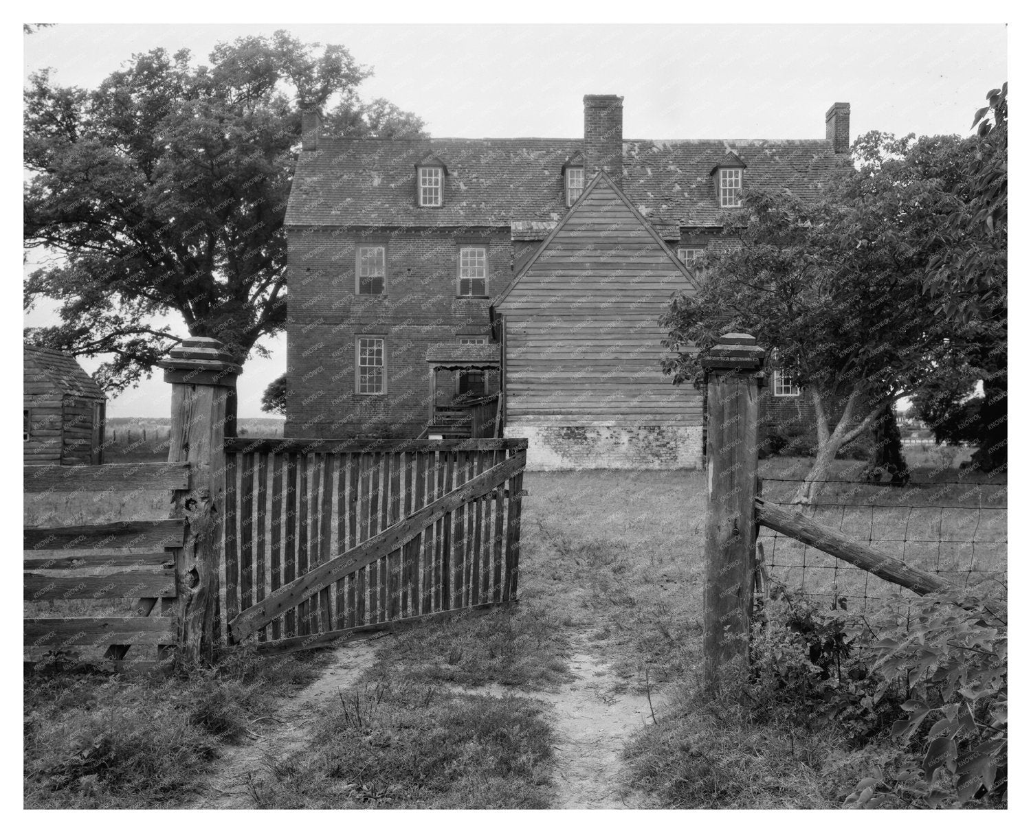 Saras Creek House, Bena VA, Early 20th Century Photo