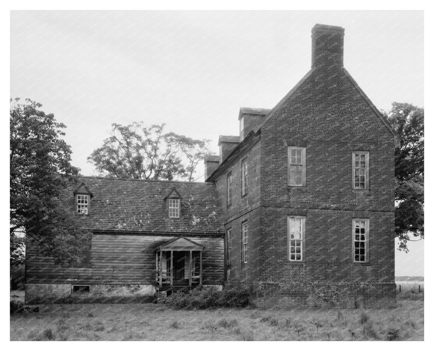 Saras Creek House, Bena VA, 1953 Vintage Photograph