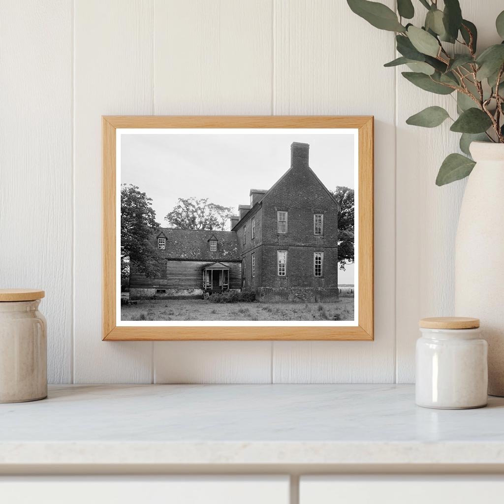 Saras Creek House, Bena VA, 1953 Vintage Photograph