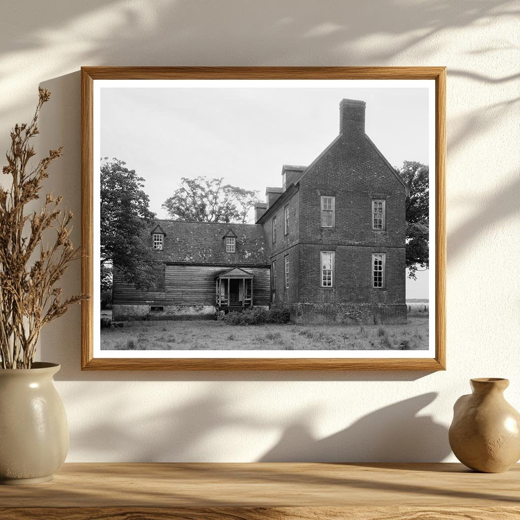 Saras Creek House, Bena VA, 1953 Vintage Photograph