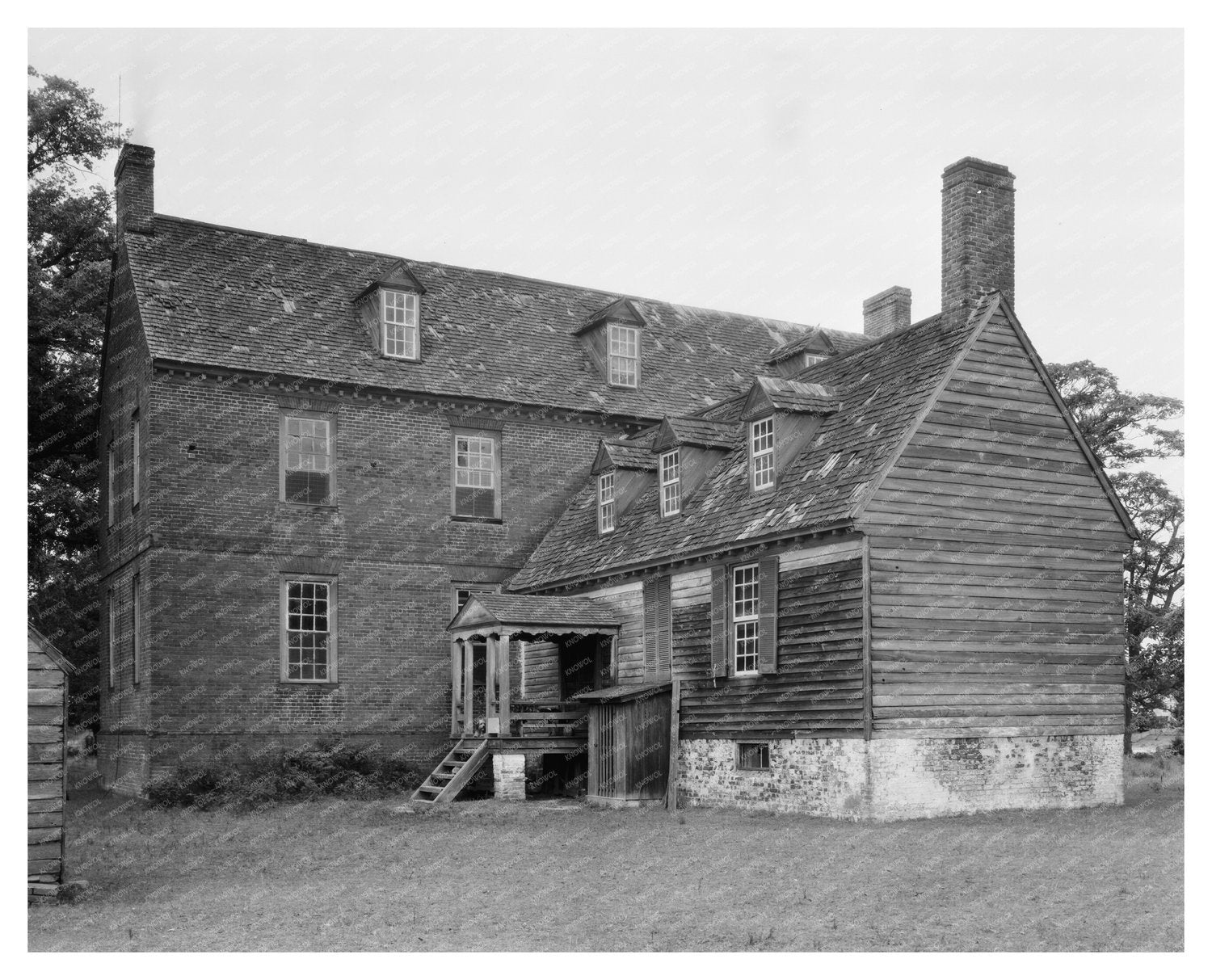 Saras Creek House, Bena VA, Vintage Photo, 1953