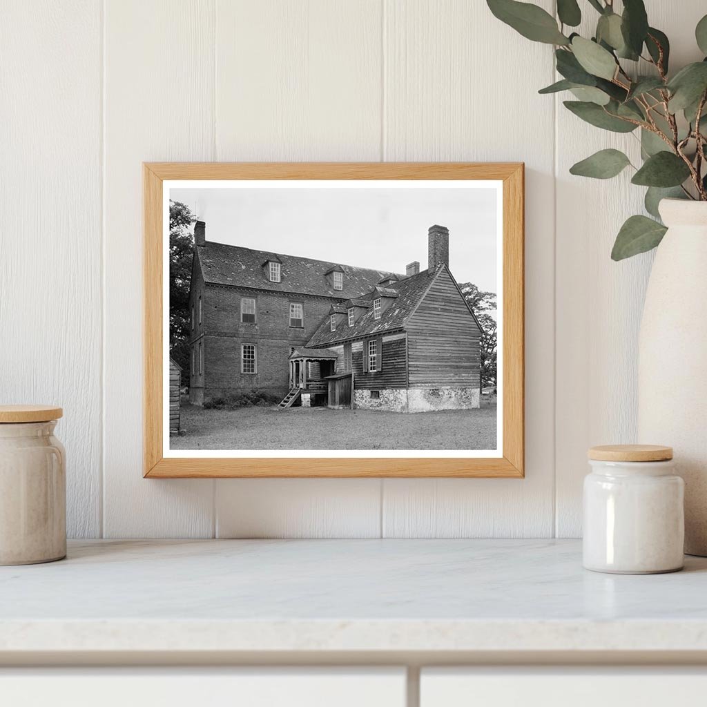 Saras Creek House, Bena VA, Vintage Photo, 1953