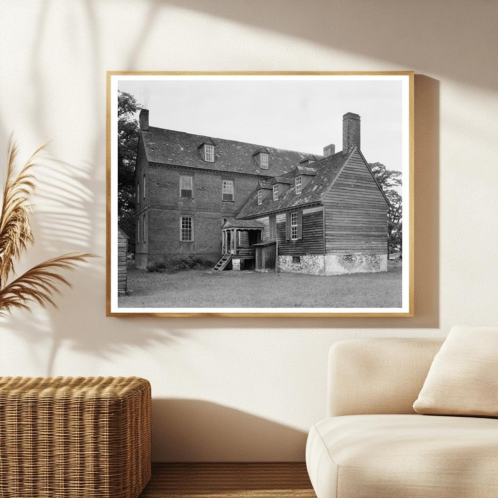 Saras Creek House, Bena VA, Vintage Photo, 1953