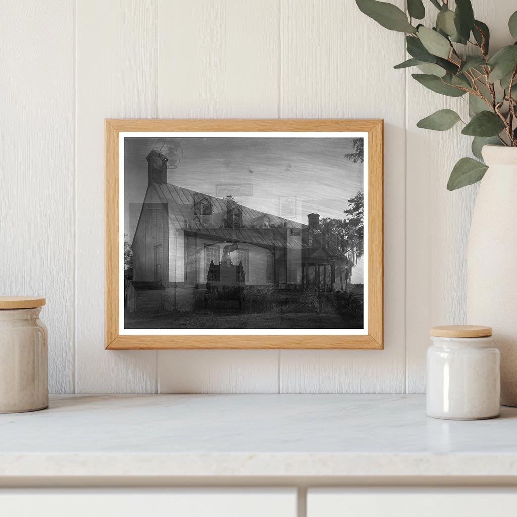 Vintage Double Exposure Photo of Gloucester County, VA 1910