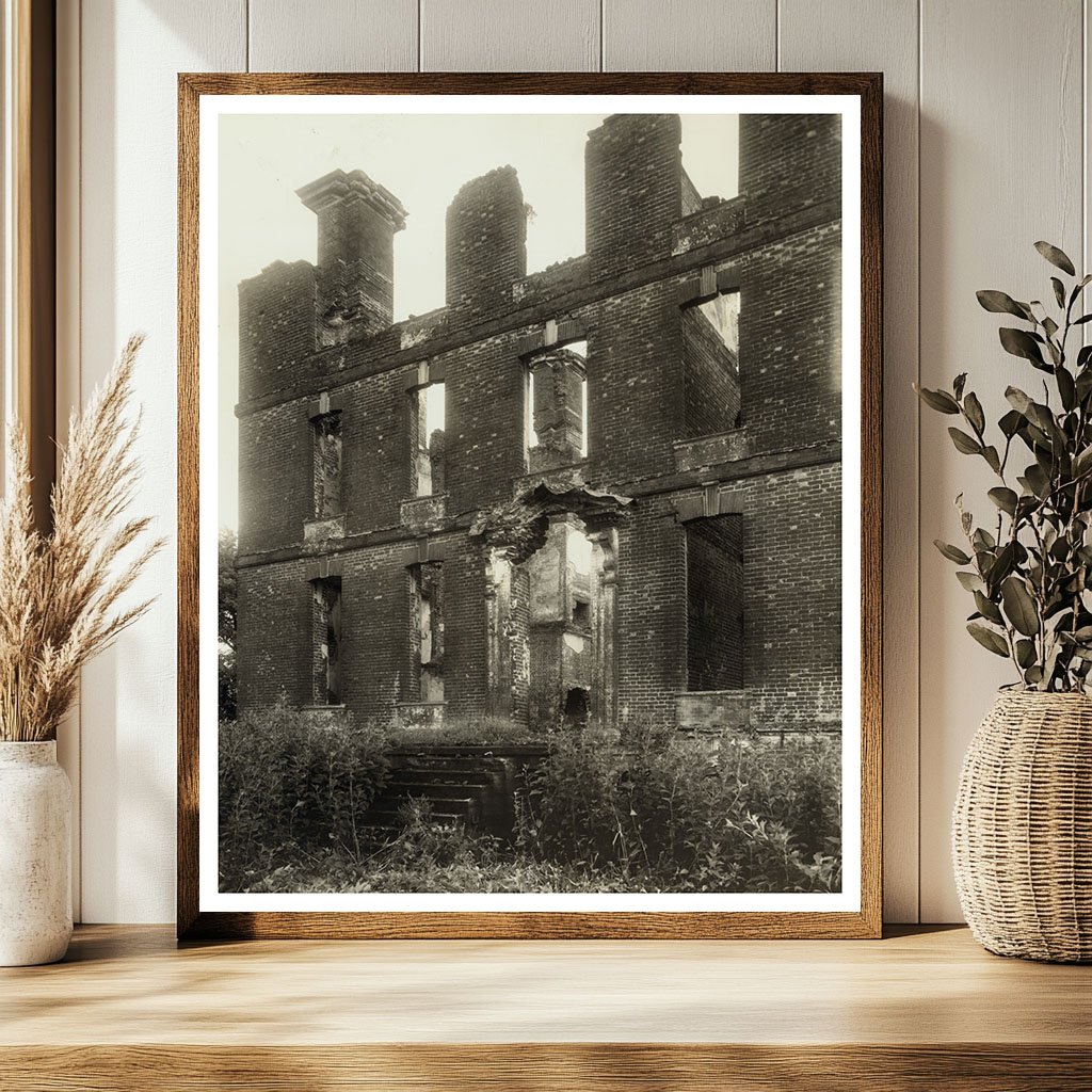 Colonial Ruins in White Marsh, VA: Historic Photo 1916