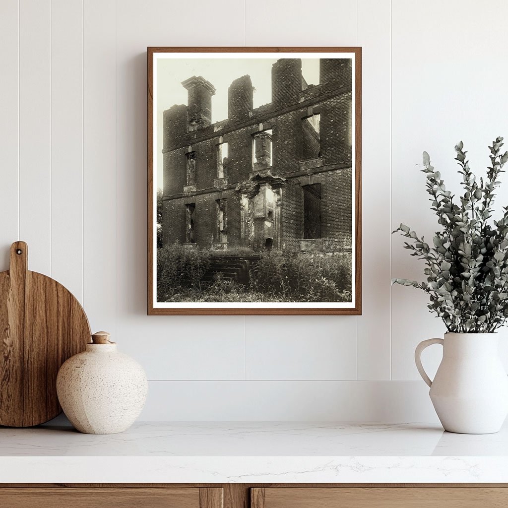 Colonial Ruins in White Marsh, VA: Historic Photo 1916