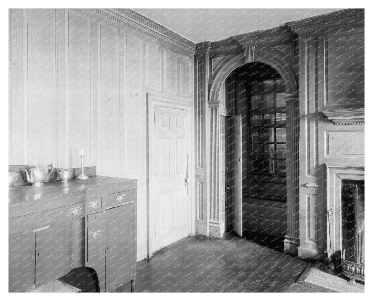 Historic Residence in Nuttal, VA - Colonial Interior (1953)