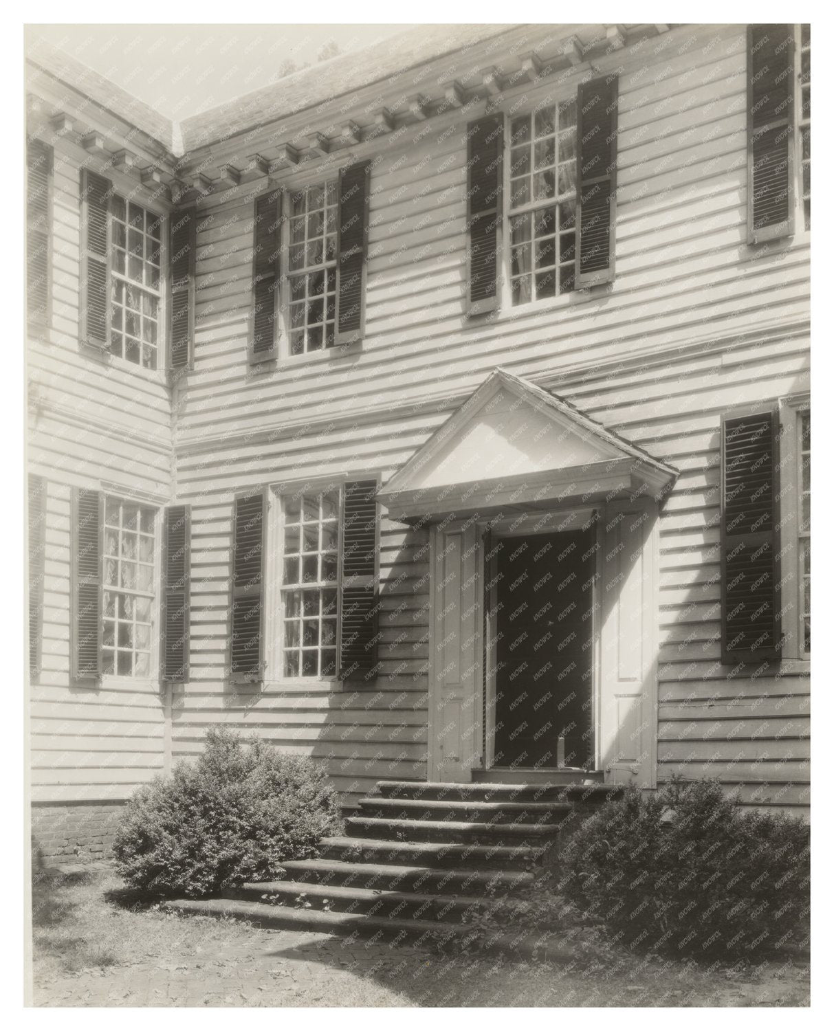 Historic Building in Goochland, VA (1712) - Vintage Photo