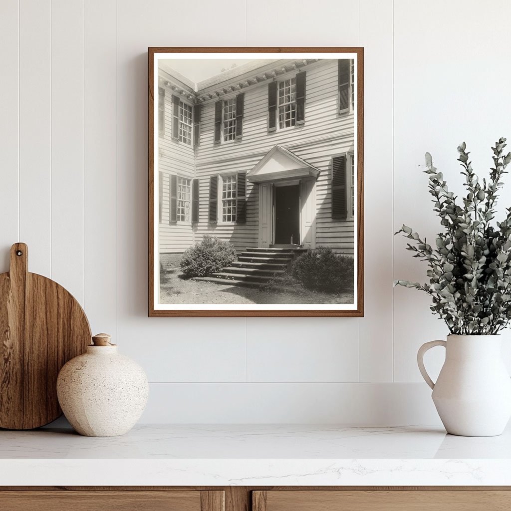 Historic Building in Goochland, VA (1712) - Vintage Photo
