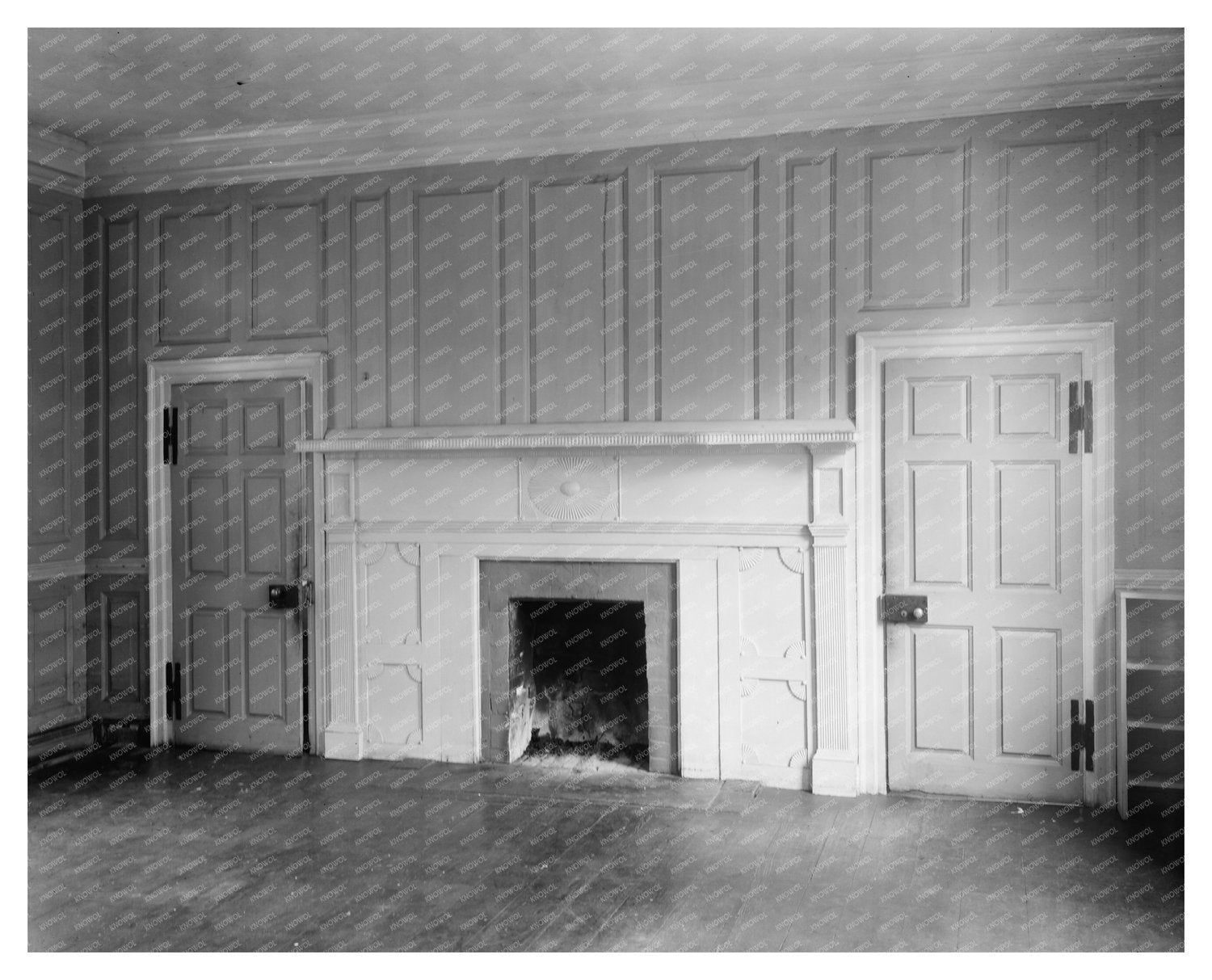 Goochland VA 1712 Historical Landmark Architecture Image