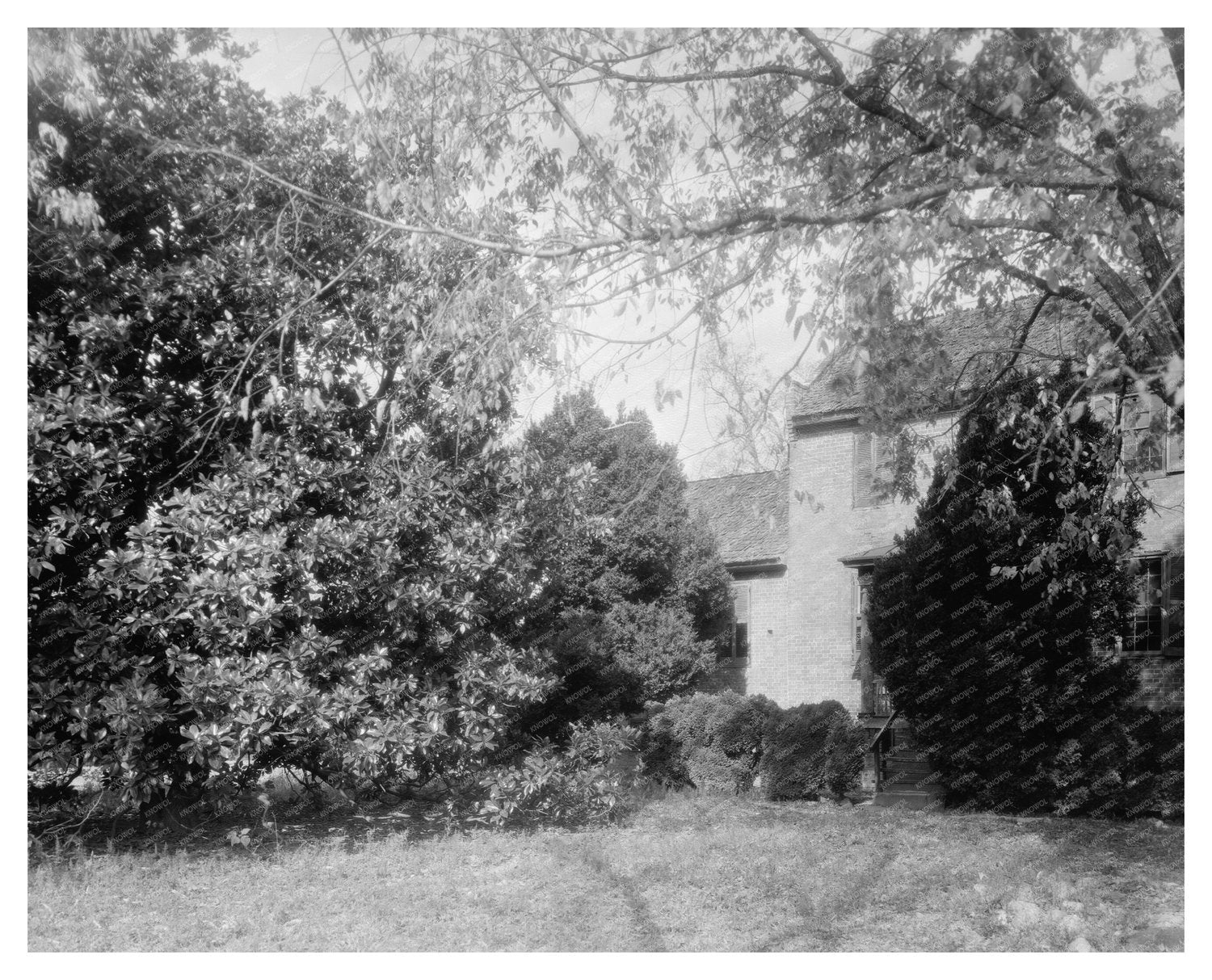 1900s Garden Scene in Hanover County, Virginia