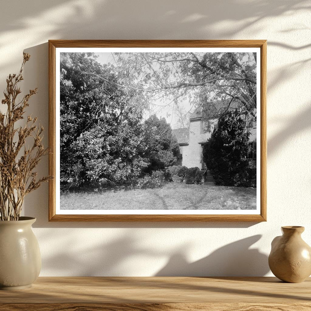 1900s Garden Scene in Hanover County, Virginia