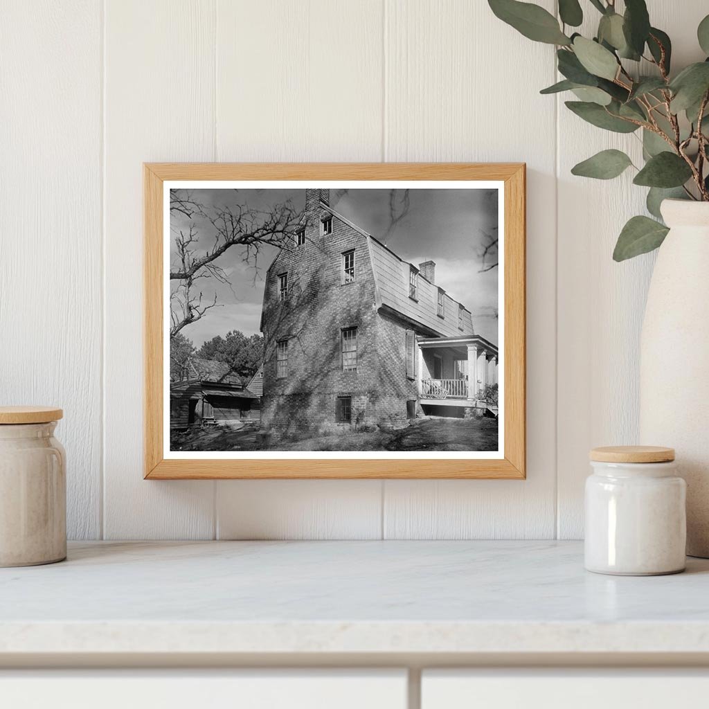 Historic Smithfield, VA Architecture Photo, 1953