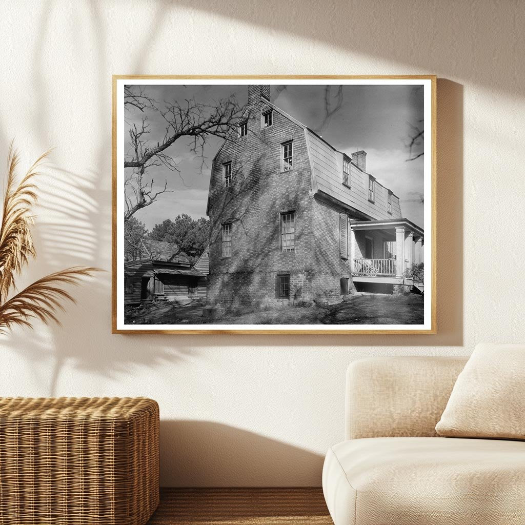 Historic Smithfield, VA Architecture Photo, 1953