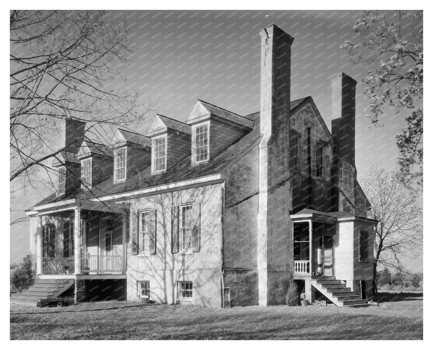 Smithfield VA Architecture, Early 20th Century Photo