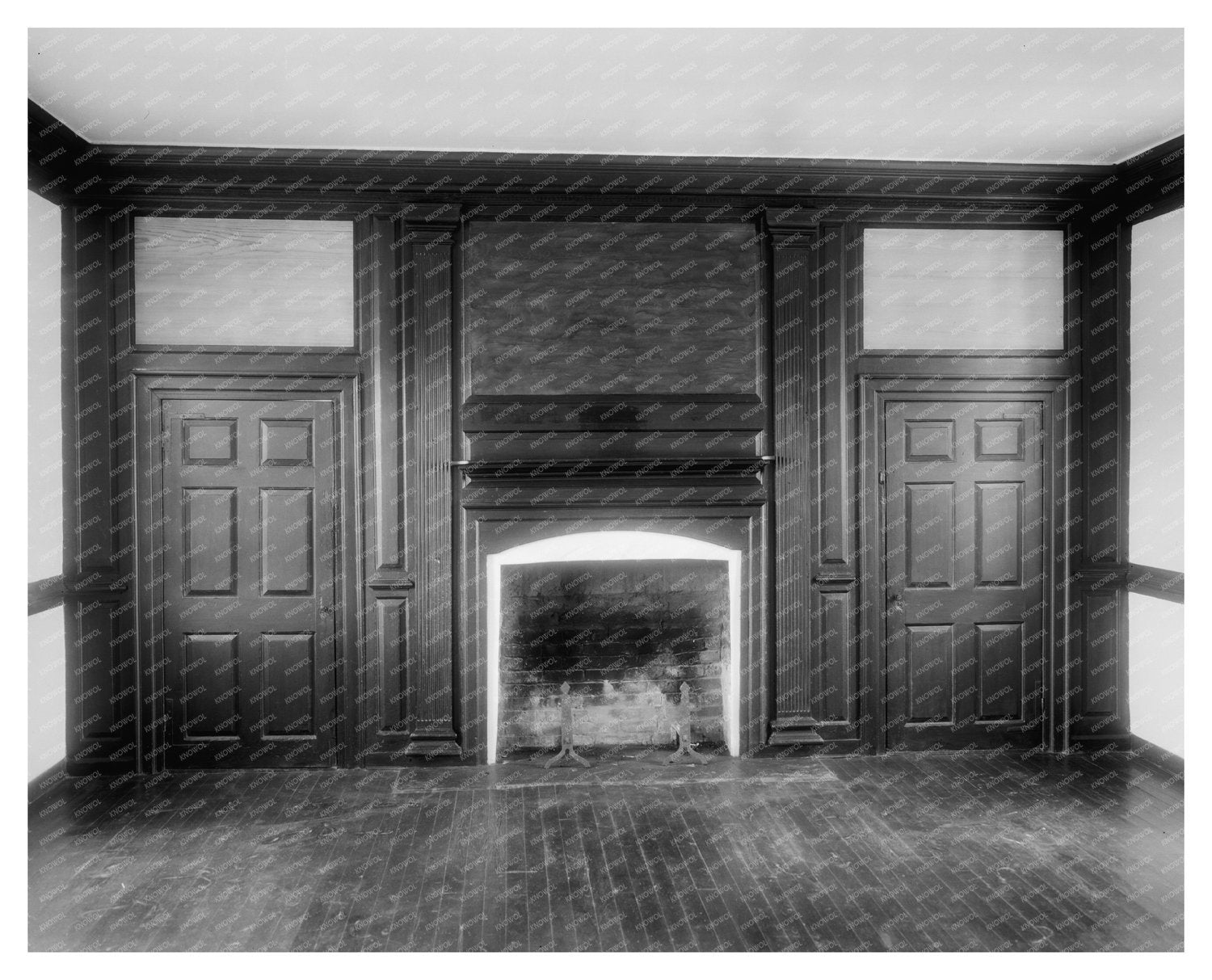 King & Queen County, VA Interior Scene, 20th Century