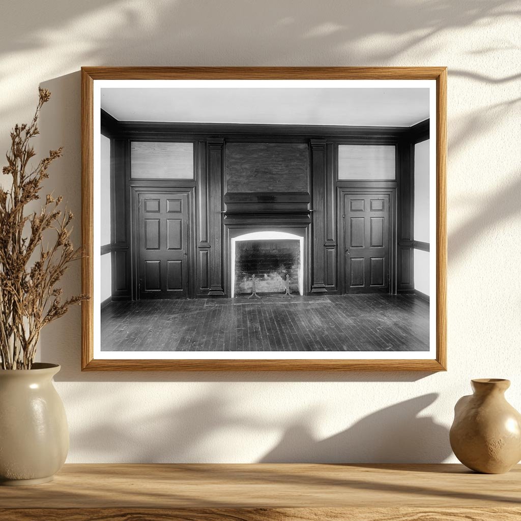 King & Queen County, VA Interior Scene, 20th Century