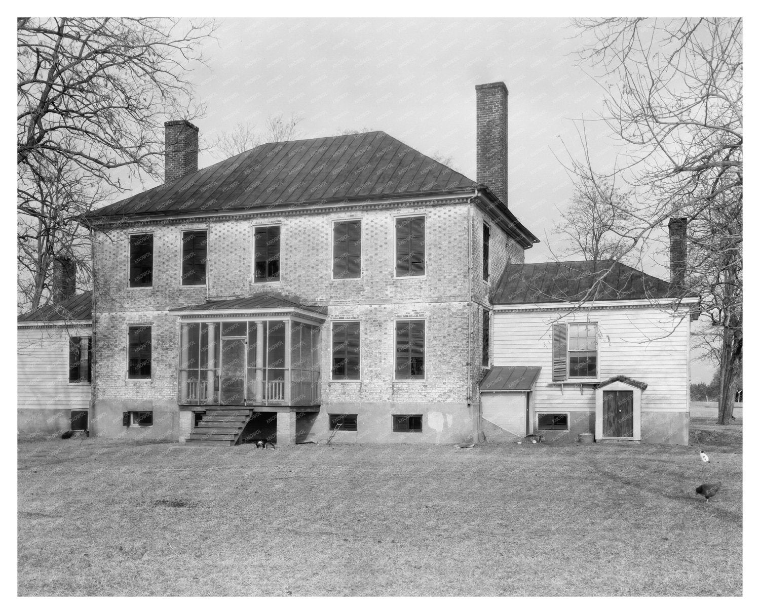 Historic Home, King & Queen County, Virginia, 1953